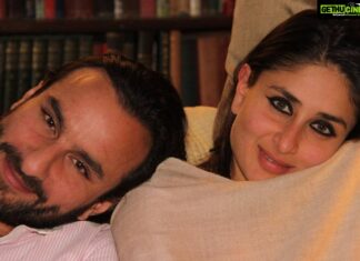 Kareena Kapoor Instagram - Once upon a time there was a girl named Beboo and a boy named Saifu. They both loved spaghetti and wine... and lived happily ever after. 😉 Now you guys know the key to a happy marriage 🤣🤣🎈🎈💯💯❤️ On that note, happy anniversary SAKP... here’s to eternity and beyond ❤️❤️