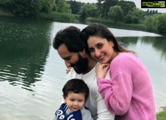 Kareena Kapoor Instagram - All I ever need… 🌎❤️ #FavouriteBoys #TakeMeBack