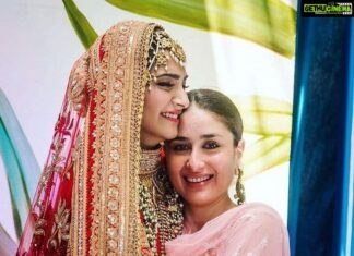 Kareena Kapoor Instagram - Veeres for life... happy birthday you brave girl @sonamkapoor ♥️♥️