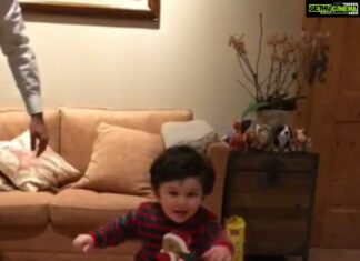 Kareena Kapoor Instagram - Your first steps your first fall... I recorded it with so much pride. This isn’t your first or last fall, my son, but I do know one thing for sure… you will always pick yourself up, take bigger strides, and march along head held high... 'cause you are my tiger... ♥️♥️ Happy Birthday my heartbeat... My Tim Tim ♥️ no one like you mera beta 😍 #HappyBirthdayTimTim #MeraBeta #MyTiger