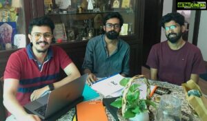 Karthick naren Instagram - Happy to collaborate with writers sharfu - Suhas of ‘Varathan’ & ‘Virus’ fame for #D43 .. pumped up🎬❤️