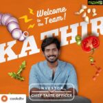 Kathir Instagram – This is indeed a “delicious” association with @cookdtv family! Thrilled to be a part of this innovative idea 😊 I’m ready to test more yummilicious recipes from cookd🧑‍🍳

#NewCTOintheTown