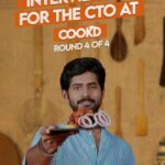Kathir Instagram - Guess who impressed @Cookdtv with their cooking skills? 😎 Round 4/4 of @cookdtv's CTO Interview