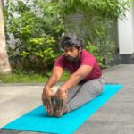 Kathir Instagram - Let’s master our Balance & Breath #happyinternationalyogaday Thank you @tara_sudarsanan mam for giving us healthy routines & taking us back to our 5th grades with your funny , kind , strict and sweet teaching 🤩