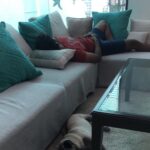 Kathir Instagram - Scooby and I had the same Sunday routine.. Eat, sleep, repeat👋 #sundayvibes