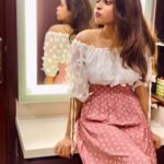 Keerthi shanthanu Instagram - There is never a wrong time for a polka dot 💓 @thehazelavenue 💓 @jananiiyer 💓 @krithika_ramanioffl 💓 Thank you!