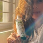 Keerthi shanthanu Instagram – There is a secret to my nourishing, healthy hair and that is @secrethairoil 🌿 Growing up, oiling my hair thoroughly was part of my weekend routine. Made from the best organic and natural ingredients, @secrethairoil’s hair care products have saved me from my hairfall problems. And I can’t get over their “Black Charm” Hairfall Control Oil. 
Check them out by going on @secrethairoil and click on the link in their bio to visit their website 🌿