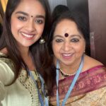 Keerthy Suresh Instagram - First time at the Association of Malayalam Artists meeting and it was lovely to catch up with some favorite friends and colleagues. Thank you so much for creating this opportunity, AMMA! @mohanlal @mammootty @benanna_love @aparna.balamurali @actor_jayasurya @anu.mohan.k #associationofmalayalammovieartists