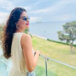 Keerthy Suresh Instagram - Some me time at @meibizahotel ! One more addition to my sunset diaries. 💙 #SpainDiaries #traveldiaries #throwback