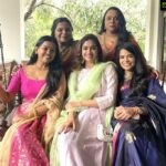 Keerthy Suresh Instagram - Congratulations, couldn’t be happier for you @preethi_singaravelu! ❤️🤗 There's no better occasion to catch up with friends than one filled with sounds of laughter and wedding bells. ✨ @salonibermecha @parthgolecha @annapoornaanilkumar @kamatchi_mohan @gopanrithu