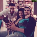 Kratika Sengar Instagram - Prateek bhaiya and Akash bhaiya with coco a new addition #punarvivaah