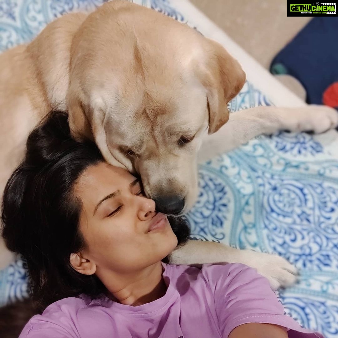 Kratika Sengar Instagram - I always missed Donut (my jaaaan) being around me post marriage, as he stayed back with my brother. A big Thankyou to mom & dad for understanding that emotion and agreeing on getting Biggie and I must say what timing, he came to us just few weeks before we hit the lockdown Lockdown for many of us was not easy, it affected our mental health bt Biggie made it super smooth for us, as we were all obsessing over him. No work all playπ He took all our time n worry π and Today he turns 1.. Happy Birthday Biggaaaa.. β€οΈ Thankyou for coming into our lives. Grow strong πͺ And live up to your name π #biggie #lockdownpuppy