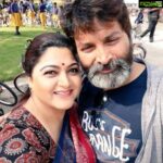 Kushboo Instagram – Happiest birthday to a very happy person. #Trivikram have a great year ahead. 🤗❤💐🎉🎂🎂