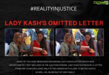 Lady Kash Instagram - Many of you have messaged regarding Lady Kash's (@ladykashonline) letter which was unfortunately not included in the telecast of the auction episode. Lady Kash did indeed receive a letter from us, her team as well as, on behalf of her family. This was included only in the uncut with close to muted audio. To her loyal supporters and well wishers who had been looking forward to it, we will share the letter with you! Thank you for your love. ⚠️ *DISCLAIMER ON NEXT SLIDE* #AKASHIK #LadyKash #RealityInjustice #SurvivorIndia #SurvivorTamil