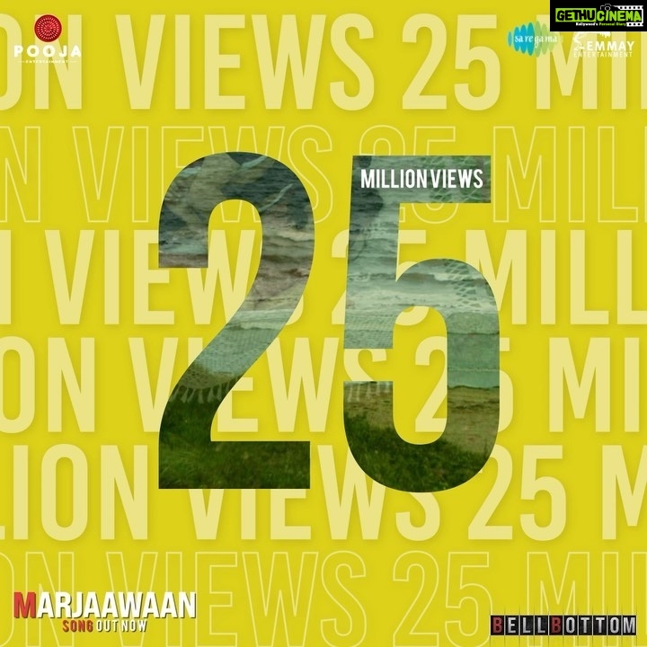 Lara Dutta Instagram - Your boundless love for #Marjaawaan made it cross 25 Million views across platforms! We are overlwhelmed. 🥰 @gurnazar_chattha @aseeskaurmusic @iamgauravdev @kartikdevofficial @akshaykumar #VashuBhagnani @_vaanikapoor _ @iamhumaq @ranjitmtewari @jackkybhagnani @deepshikhadeshmukh @pooja_ent @onlyemmay @madhubhojwani @nikkhiladvani @aseemarrora #ParveezShaikh @emmayentertainment @saregama_official