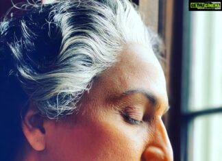 Lara Dutta Instagram - So much appreciation for the makeup and prosthetics done by #VikramGaikwad and his amazing team! 🙏. Each day, watching my face transform in front of the mirror was like watching a magician at work! #BellBottom in 3D. In cinemas on 19 th Aug! #VashuBhagnani @akshaykumar @_vaanikapoor_ @iamhumaq @ranjitmtewari @jackkybhagnani @deepshikhadeshmukh @pooja_ent @onlyemmay @madhubhojwani @nikkhiladvani @aseemarrora #ParveezShaikh @emmayentertainment