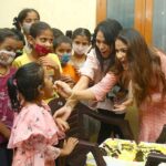 Lavanya Tripathi Instagram - Thank you so much for your wishes, I feel blessed and immensely thankful. And the day became extra special because of these girls. ♥️ Thank you @redfmtelugu for making this happen.