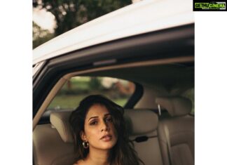 Lavanya Tripathi Instagram - Feeling those road trip vibes . . . . Photographer & creative director @bharat_rawail Hair & make up @simua_996 Styling @sanooriii Creative assistant @lensedbyameeshishah Outfit @dropshopdaily