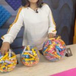 Madhavi Latha Instagram - #pushpatv #winners #liveshow #paisavasool #gameshow lucky call
