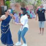 Madhavi Latha Instagram – Distributed blankets and fruits @oldagehome