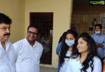 Madhavi Latha Instagram - Last December @orphan home distributed blankets and some cookies to kids along with BJP MLC Ram chandra Rao garu and our NKF team @gsspk and @akula_mahesh_27