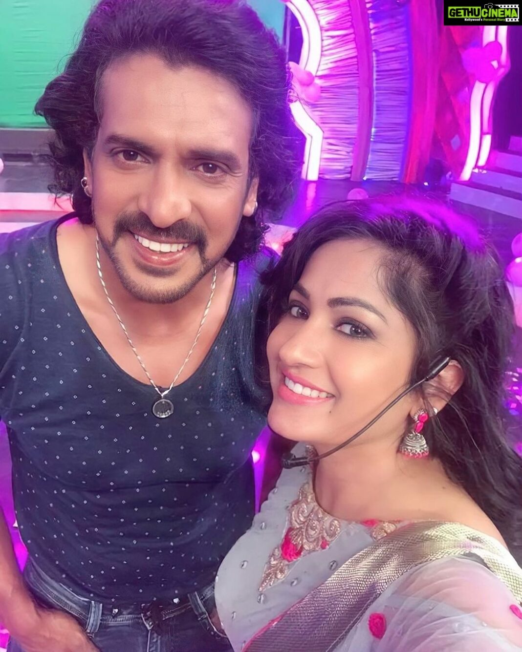 Madhavi Latha Instagram - #sweet memory working with Super simple Uppi #upendra