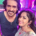 Madhavi Latha Instagram – #sweet memory working with Super simple Uppi #upendra