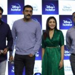 Madhu Shalini Instagram – And my next 💃🏽
@dirkrish garuuuuu ☺️ thank you so much for this opportunity… #9Hours on #disneyhotstar #teaserlaunch 
with our producer Rajeev garu, Tarak, Ajay at #9Hours teaser launch. #comingsoon #2022 #grateful and #thankyou