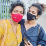 Madonna Sebastian Instagram – Walking selfie, shopping selfie, talking selfie,.. all kinds of travel selfies with mom👑🛍😁..
@shylababyshylababy 
#momanddaughter 
#selfietime 
#worktrip