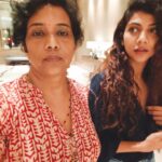 Madonna Sebastian Instagram - Walking selfie, shopping selfie, talking selfie,.. all kinds of travel selfies with mom👑🛍😁.. @shylababyshylababy #momanddaughter #selfietime #worktrip