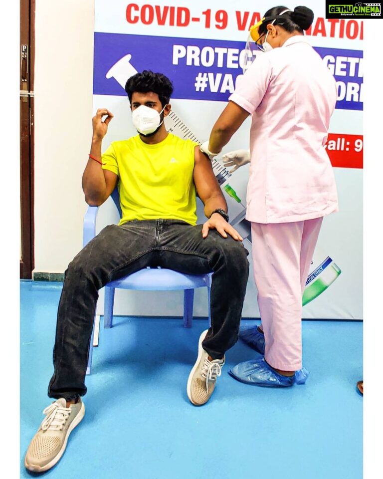 Mahendran Instagram - #vaccines work to protect individuals and communities and saves life's so I please request everyone to get vaccinated as soon as possible.....❤️ Thankyou @srmc.official ❤️ #getvaccienated #stayhomestaysafe Sri Ramachandra University