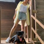 Mahima Nambiar Instagram – Kristy’s day out 🐕 
@vonaanja 
#birthdayweek #birthdaygirl #paithalmala #rottmama Paithal Hill Resorts