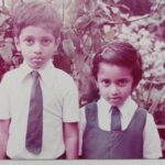 Malavika Instagram - Stumbled upon these lovely childhood pictures with my brother🥰 @sidkonnur