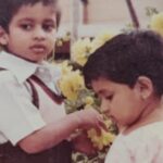 Malavika Instagram – Stumbled upon these lovely childhood pictures with my brother🥰 @sidkonnur