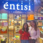 Malavika Instagram – I am beyond elated to have been a part of the opening of my friend Nikki’s @nikkithakker new store @entisichocolatier at Jio World Drive. Wishing you all the success in the world✨
