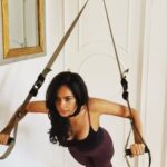 Mallika Sherawat Instagram - STRONG ✨ TRX ✨ Building the upper body strength with #trx workout. This is a great workout to do at home Ps - I’m new to TRX workouts, pls forgive if the form is not perfect #trxtraining #trxtraining #fitnesslove #fitnessvideo #workoutday #fitnessgram #fitnessaddicts #fitnessinfluencer #fitnessforlife #fitnessjunkie #ilovefitness #loveforfitness #ilovehighfitness #fitgoals #fitnesslovers #fitnessinspiration #fitnessmotivation #fitnessmode #fitnessguru #fitgirl #wednesdayworkout #wednesdaymotivation #veganlife
