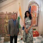 Mallika Sherawat Instagram - Thank you @indiainfrance & Mr Ambassador His Excellency Jawed Asraf for a great cultural evening at the embassy residence Jai Hind 🇮🇳 . . . . . . . . . . #parisfrance #14july #diplomat#indianembassyparis #culture #culturalexchange #bastilleday #embassyresidence Paris, France