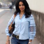 Mallika Sherawat Instagram - Live your best life 🦋 . . . . . . . . . . . . . . . . . . . . #positivemindset #liveyourbestlife #raiseyourvibration #goodenergy #abundancemindset #positivemood #embracelife #shineyourlight #summeroutfitideas #blueshirt #fashionmoment #summerdress #mylookoftheday #elegantdresses #classyoutfit #outfitgram #elegantdress #louisvuittonbags #guccishoes #louisvuittonhandbag #louisvuittonbag #lvbags #bags #guccigang #guccistyle #designerfashion #nikon50mm #nikond3200 Mumbai, Maharashtra