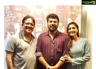 Mamta Mohandas Instagram - Happy Birthday to our dearest Ikka ❤️@mammootty #bigM #imsmallm #megastar #superstar #birthday #mammootty #respect 🙌🏻