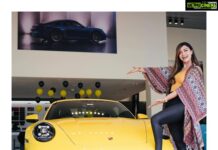 Mamta Mohandas Instagram - A Dream turns into Reality today. I have waited for over a decade for you my sunshine☀️ Proud to present to you the newest baby in my family.. Porsche 911 Carrera S in Racing Yellow. #needforspeed #power #racing #car #crazyaboutporsche #porsche #porsche911 #porscheclub #racecar #supercar #sportscar #luxurycars #luxurylifestyles #dreamon #neverstop #yellow @porschecentrekochi
