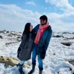Manali Rathod Instagram – 2 years of togetherness ❤️ @vijjithvarma Kashmir