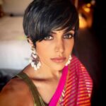 Mandira Bedi Instagram - #aboutyesterday #event at #ahmedabad 💕 Wearing @houseofmasaba