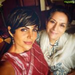 Mandira Bedi Instagram - My beautiful Mom. She looks just so lovely here. 🧿🙌🏽🥰 #aboutyesterday ❤️🧿 @gitabedi ❣️