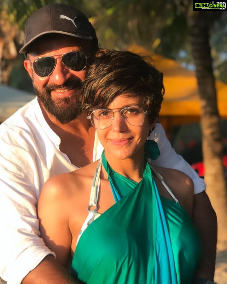 Mandira Bedi Instagram - 25 years of knowing each other. 23 years of marriage.. through all the struggle.. through every crest and trough..