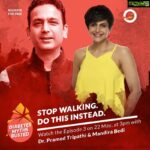Mandira Bedi Instagram - There’s nothing wrong with walking, it’s a great physical activity, but if you think it’s helping manage blood sugar levels, think again. So what should you do instead? Join us for the final segment of our series for some powerful and simple exercises. I promise you’ll be amazed. @freedomfromdiabetes #DrPramodTripathi #FreedomFromDiabetes #DiabetesMythsBusted