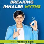 Mandira Bedi Instagram - Yes, I have asthma and I use an inhaler. Over the years, I have heard a lot of myths about inhalers and one of them is, “inhalers have to be used only during an asthma attack!” But, I have been using an inhaler regularly as recommended by my doctor so that I do not get an asthma attack. Watch the video to find out more. Let’s make the right choice, because Asthma Ke Liye #InhalersHainSahi ✅ @breathefreeworld @officialcipla To learn more, visit: https://bit.ly/3H2c8Ki T&C apply.