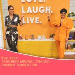 Mandira Bedi Instagram – The stunning @MrunalThankur , you guys! ❤️❣️💥
Catch her on The Love Laugh Live Show: S3. Sat 23rd Oct at 8 PM. @RomedyNow @moviesnowtv @MNXMovies  @mnplustv ; 9 PM @ZoomTV; 11 PM @TimesNow @MirrorNow & Times Now World.

@carrera @panasonic #Miraie #PanasonicACs #ConnectedLiving #MeetTheFuture @jeevansathi_com #jeevansathi #befound @oppomobileindia #LightUpNewBeginnings #OPPORenno6Pro @philipsindia #PhilipsIndia #justtherightheat #onetool #forallhairtypes #sixtempsettings
#philipsindia #philipshairstraightener #stylewithcare