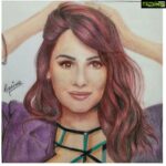 Mandy Takhar Instagram - 😍Thank you @garima_arts 👌🏼❤️ Absolutely love this sketch 🙏🏼🙏🏼 #lado 👸🏻