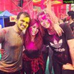 Mandy Takhar Instagram - #happyholi everyone ! @bhavintu79 @c_casebourne ❤️