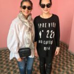 Manisha Koirala Instagram - Was delighted to meet #xuqing in #lumbini #actresses #film #goodwillembassador #birthplaceofbuddha Lumbini (The birth place of Gautam Buddha)